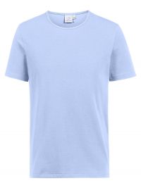 Blaues Herren-Shirt Rundhals